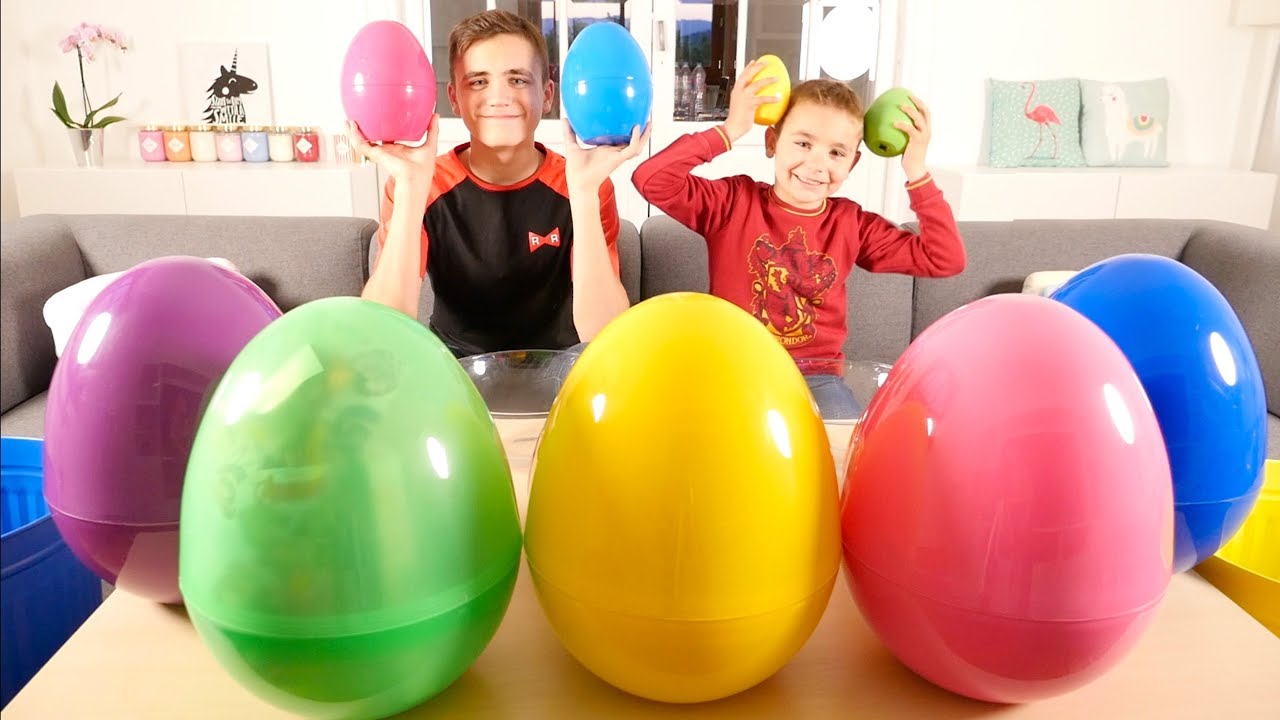 OUVERTURE DE 100 OEUFS SURPRISES - Chasse aux oeufs de Pâques 2019