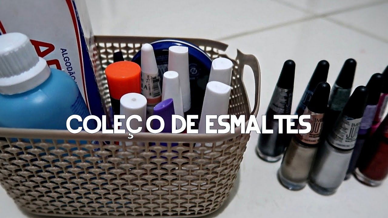 Minha coleção de esmaltes | O básico 🤭
