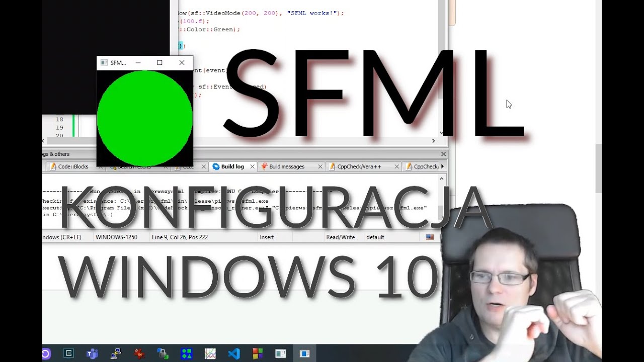 🎶 Warsztat C++:  Konfiguracja SFML + Code Blocks