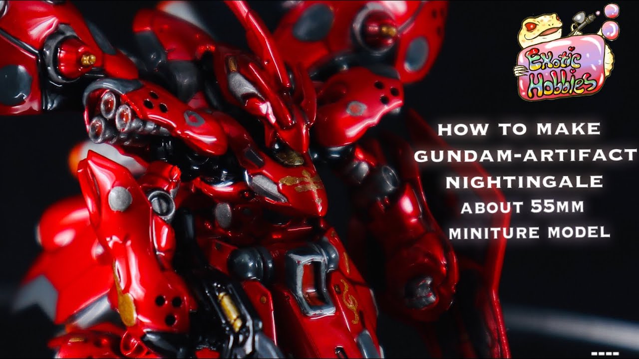 【プラモ】食玩でガンプラ以上！？　シタデルカラー ファレホ で作る　５００円で買えるナイチンゲール  ガンダム アーティファクト 食玩 組立 塗装 レビュー  / 逆襲のシャア MSV