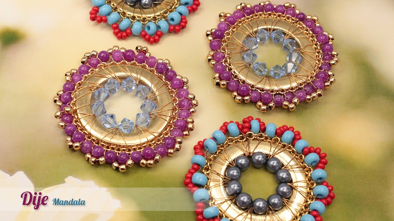 Aprende Cómo Hacer un Dije Mandala Kit 28746 - CAROL INSPIRE & CREATE
