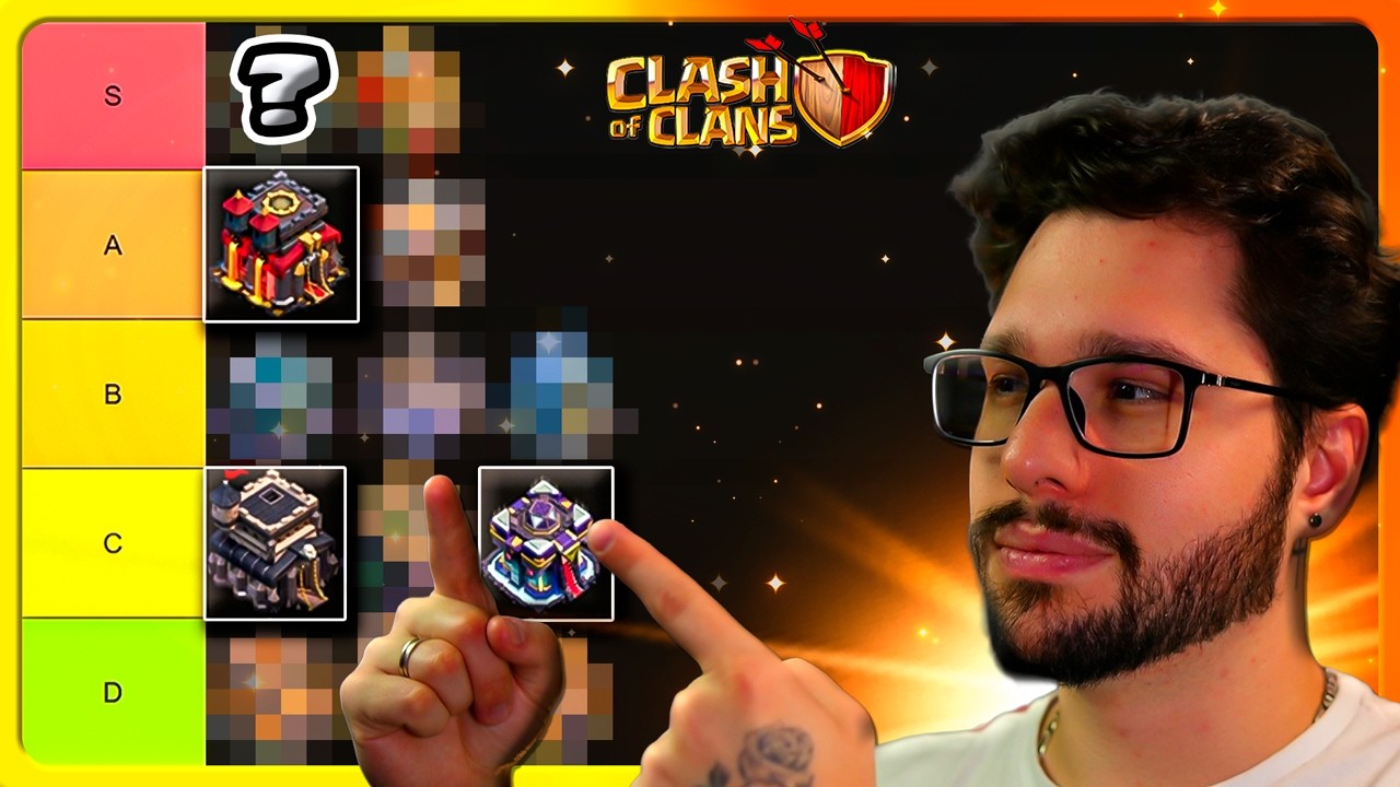 RANKEANDO TODOS OS CENTROS DE VILA DO CLASH OF CLANS! (De forma estética)