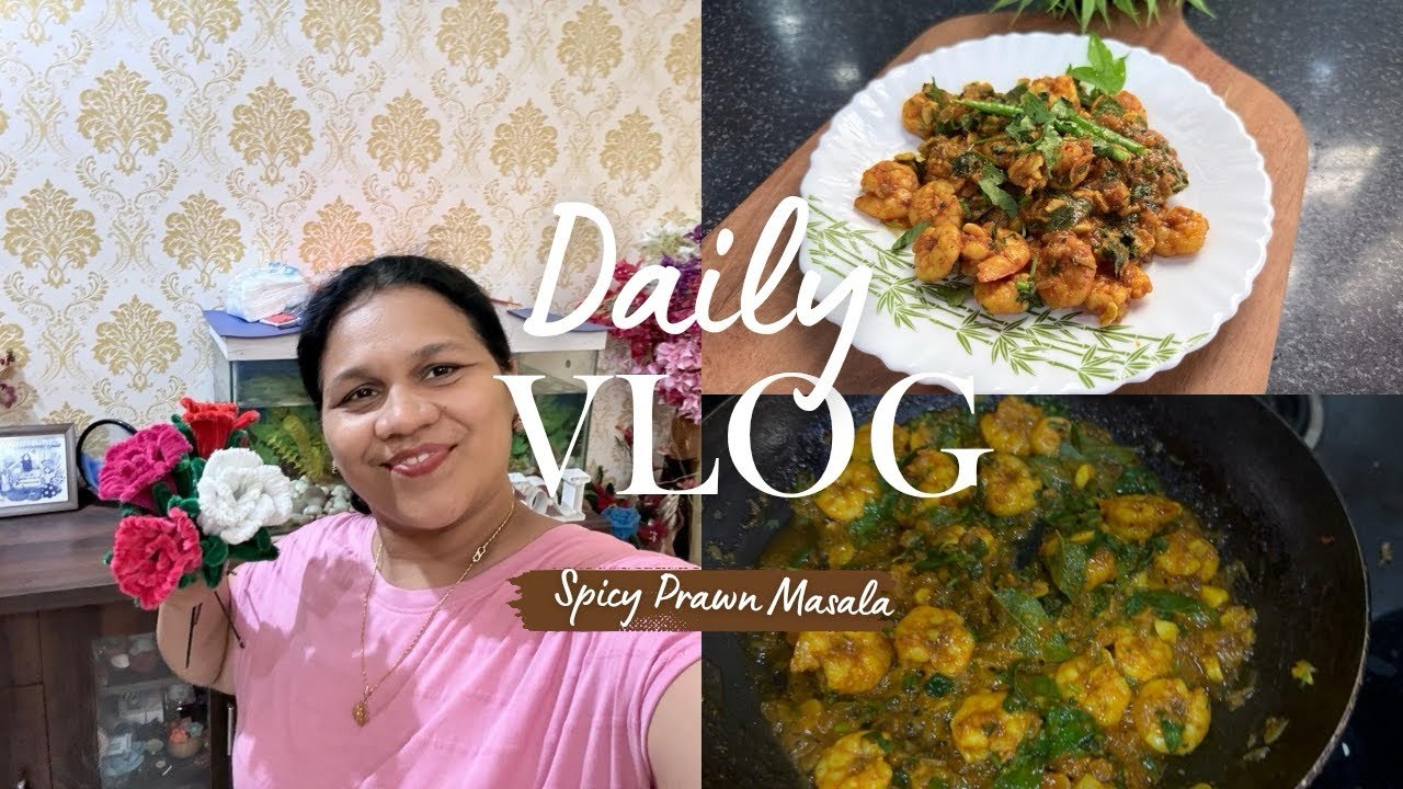 Most Favourite Seafood 🍤 Recipe | Made Beautiful Roses 🌹 For Orders | Daily Vlog | Konkani Vlog 