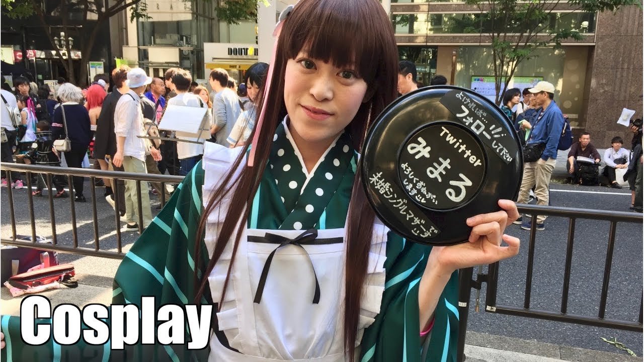 Cosplay in the streets of Sakae in Nagoya