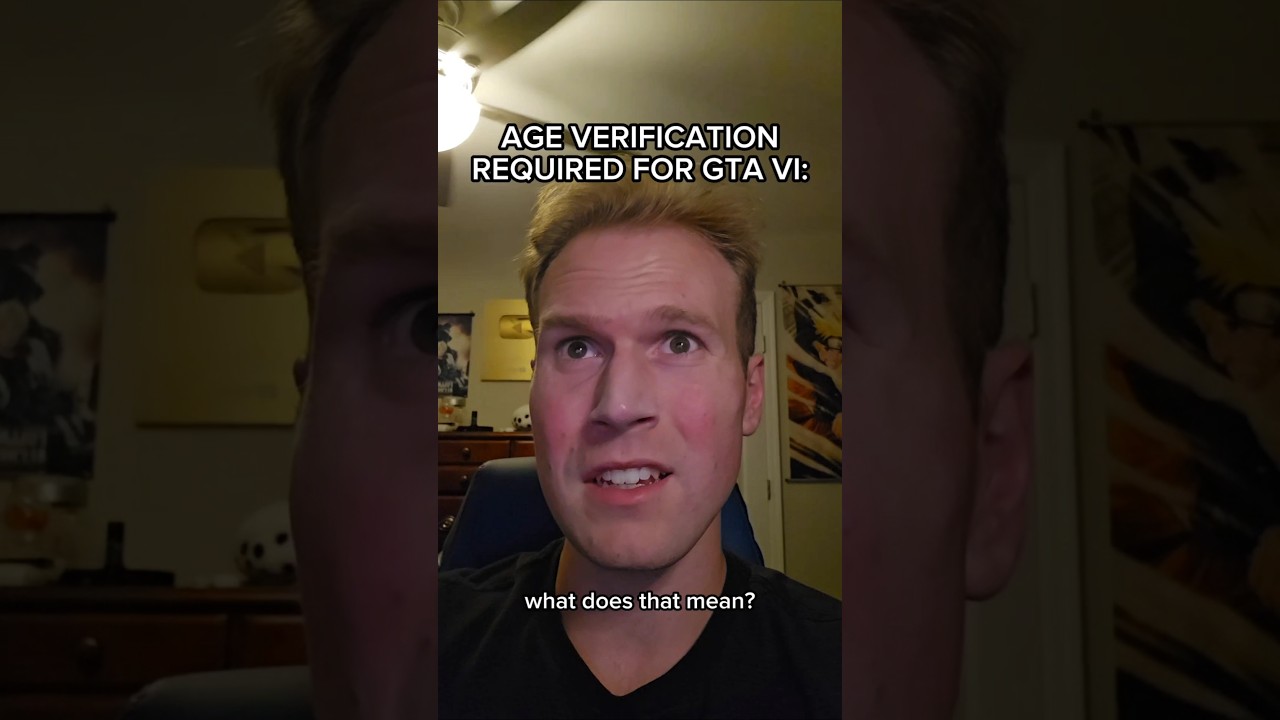 AGE VERIFICATION REQUIRED FOR GTA VI #shorts
