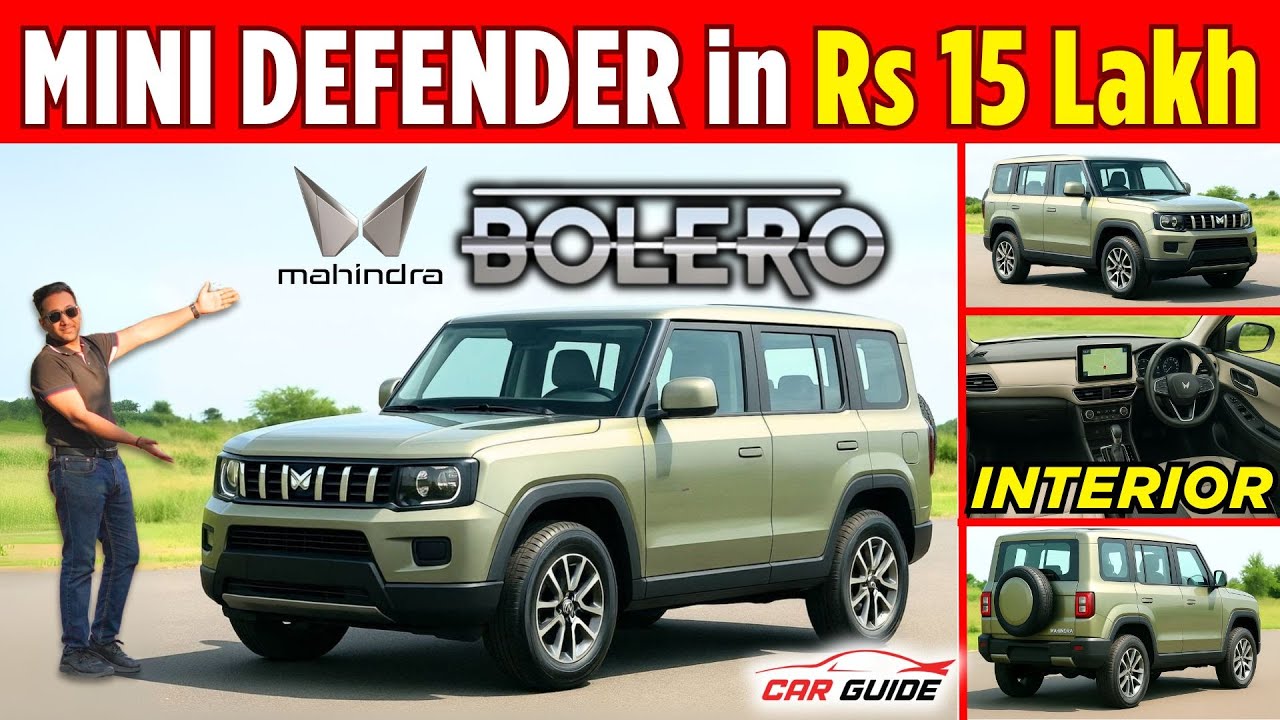 Mini Defender in Rs 15 Lakh 🤯 Mahindra Bolero 2025 & Bolero Neo - Price - Launch - Automatic 🔥