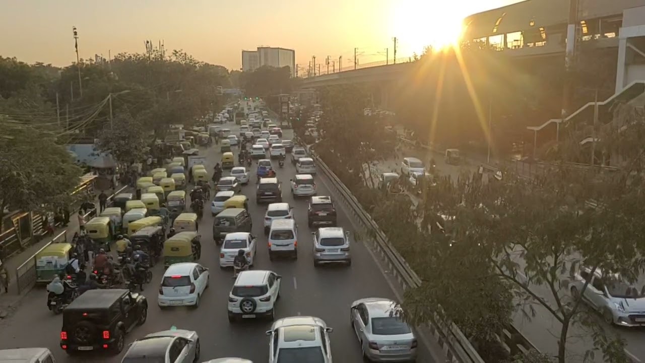 traffic sound | noise | delhi road | traffic| road | car sound