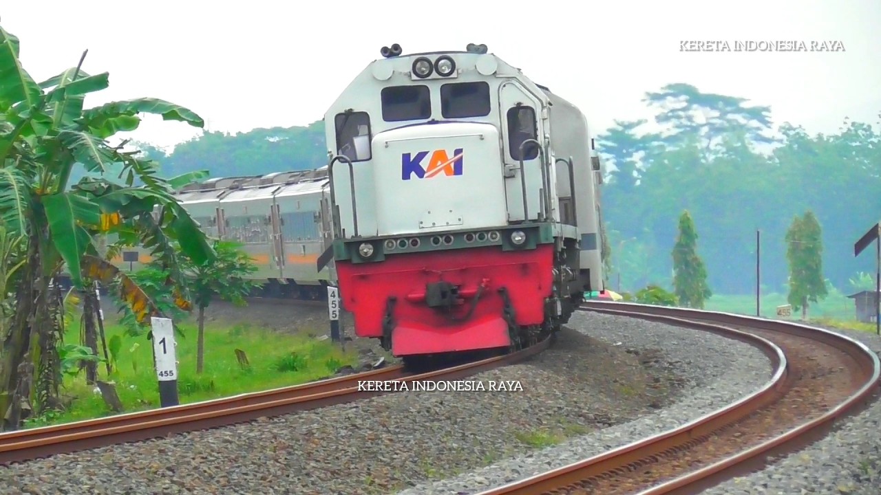 KERETA API PANJANG 🔴 MOMEN KERETA API GAJAHWONG + KERETA API PROGO MELINTAS