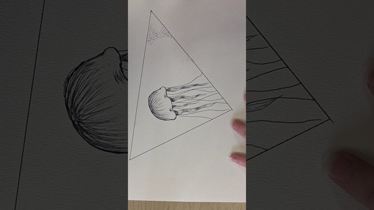 Starting a Sea Creature Pen Art