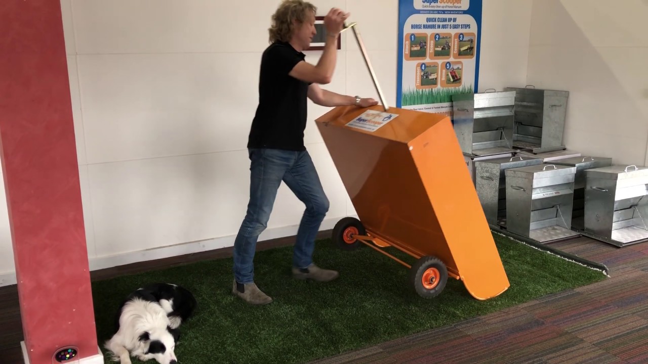 Super Scooper Horse Manure Collector - Meet the Inventor