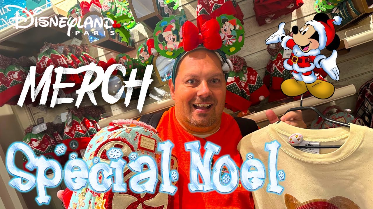 DECOUVERTE DU MERCH DE NOEL 2023 A DISNEYLAND PARIS