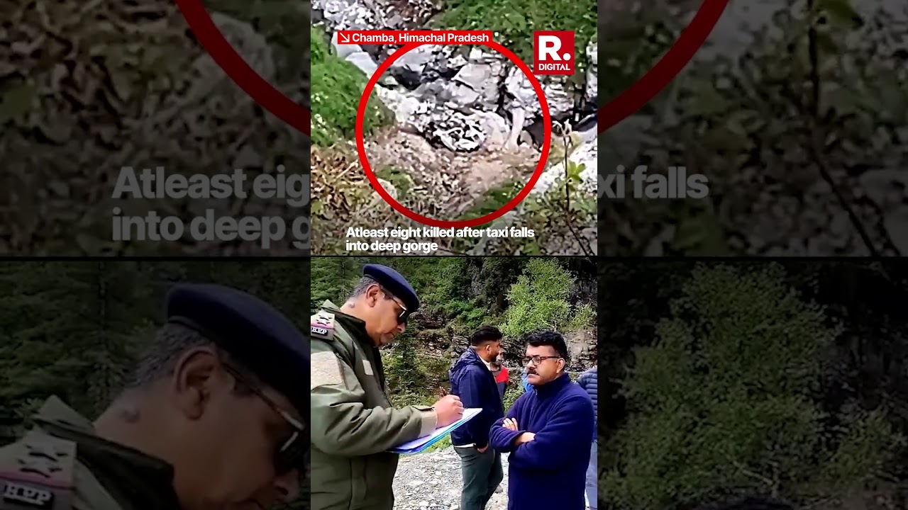 Eight Killed After Taxi Falls Into Deep Gorge In Himachal Pradesh