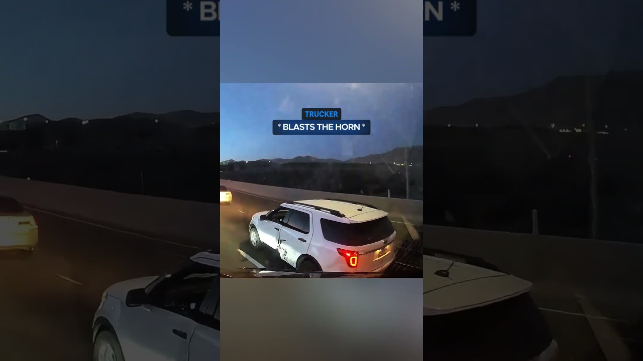 She Thought She Could Lie on Hit and Run 😳 #truck #instantkarma #idiotsincars #dashcam