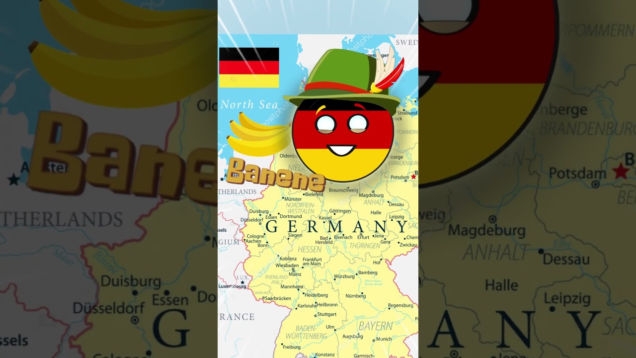 Different Banana Countryballs Iconic2