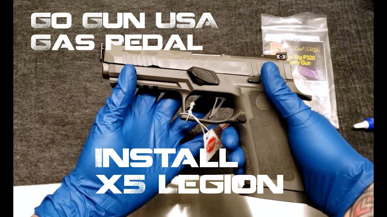 Установка педали газа Sig Sauer X5 Legion, GoGun USA