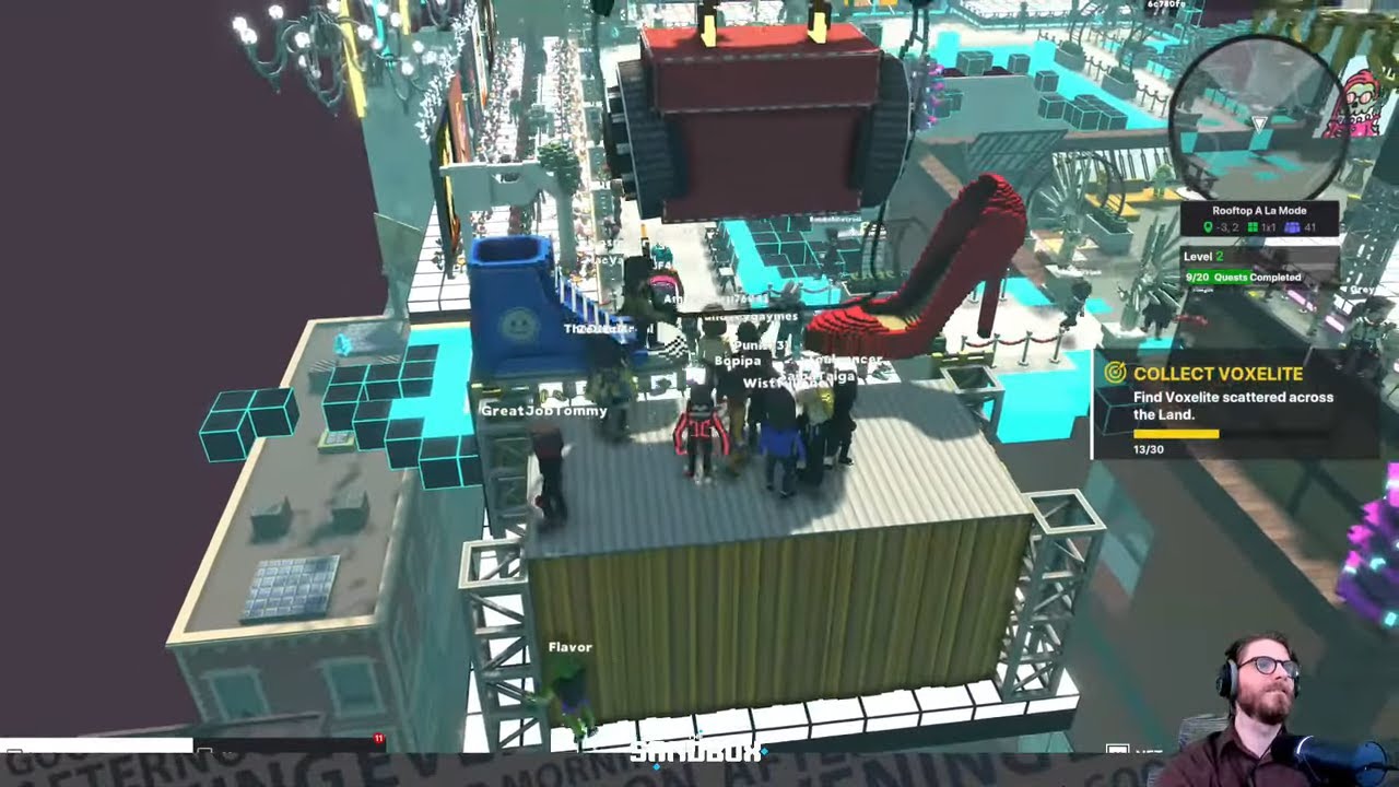 The Sandbox - Alpha Season 2 Live Stream, Hidden Village, Rooftop A La Mode