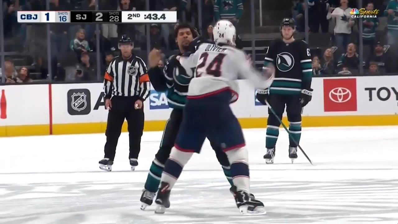 Mathieu Olivier et Ryan Reaves se livrent tout un combat!