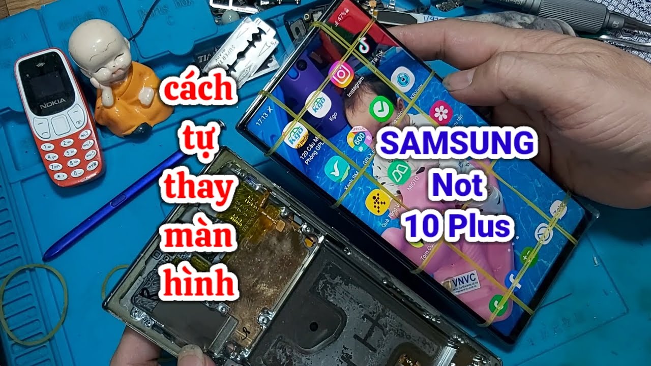 Thay màn hình Samsung Not 10 Plus