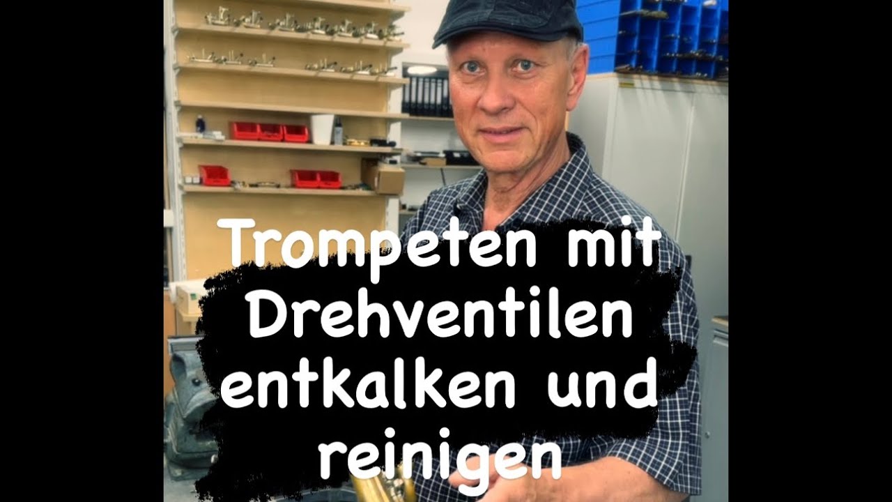 🇩🇪Trompeten mit Drehventilen entkalken und reinigen 🇬🇧Descale and clean trumpets with rotary valves