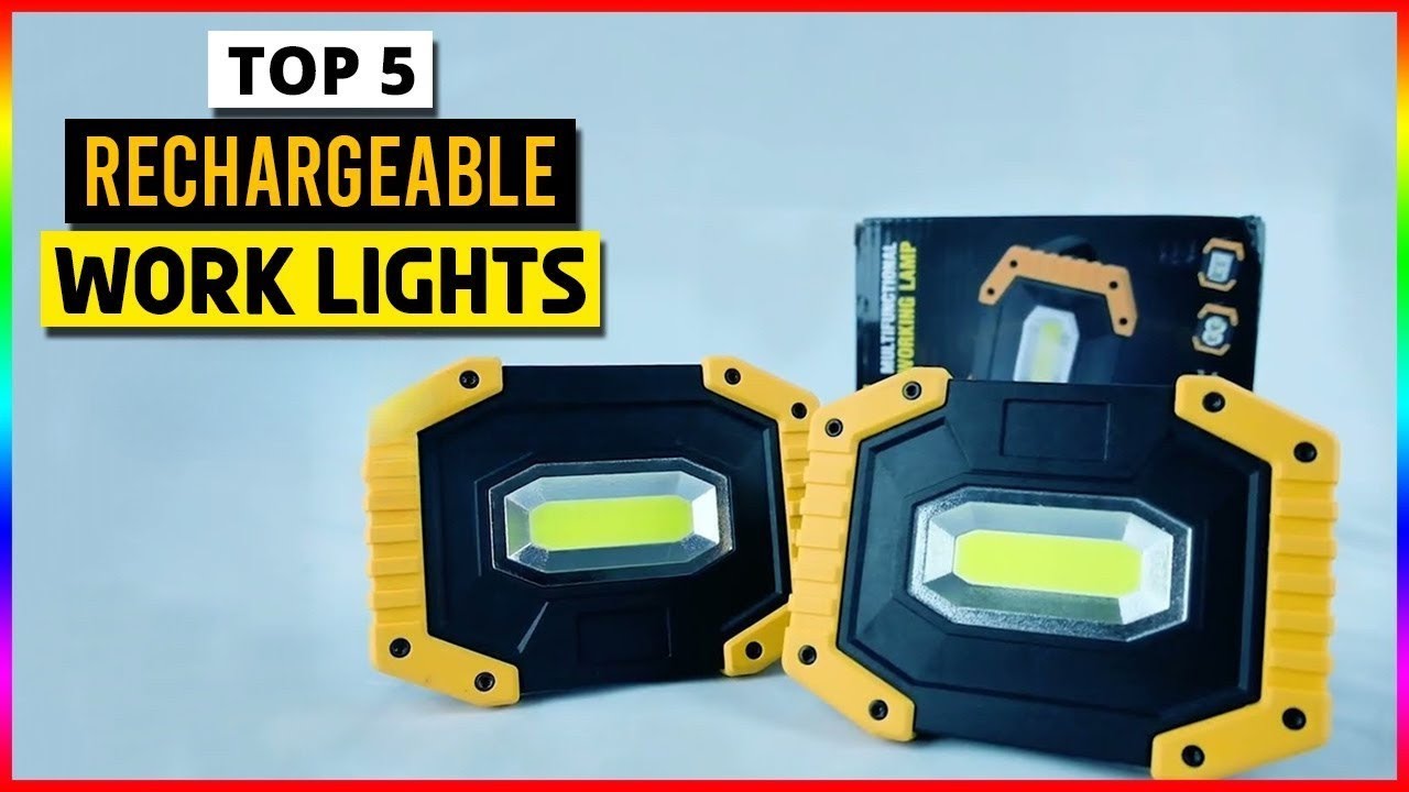 Top 5 Best Rechargeable Work Lights in 2026 [Expert Review & Buyer’s Guide]