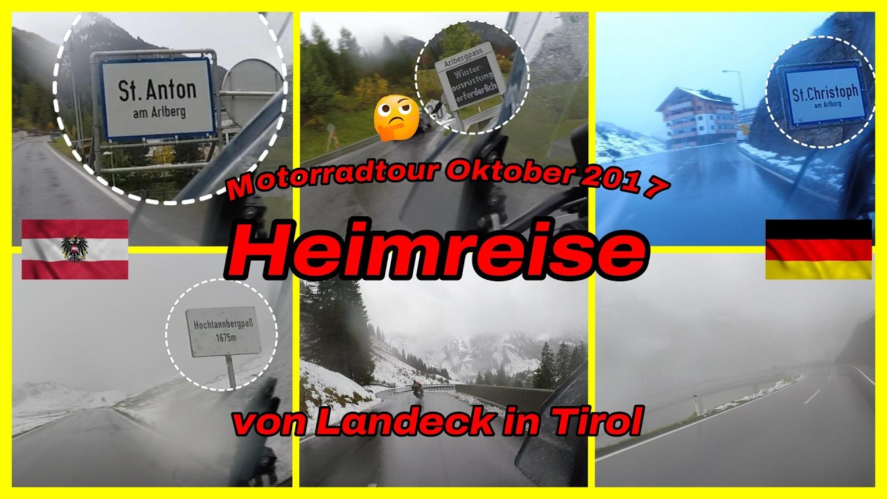 #BMW R1250 GS #arlbergpass #flexenpass #hochtannbergpass #bmwr1200gs, #Regen,  #Schnee #motorrad