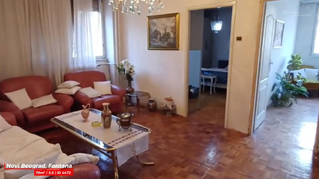 Na prodaju: Troiposoban Stan – Novi Beograd, Fontana | 79m² | ID 4472