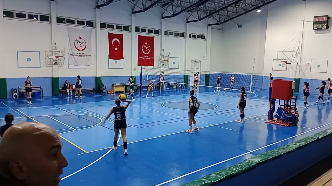 AKADEMİ ATLETİK VS GÖLBAŞI SPORİUM ISINMA - SMAÇ VE SERVİS ÇALIŞMALARI