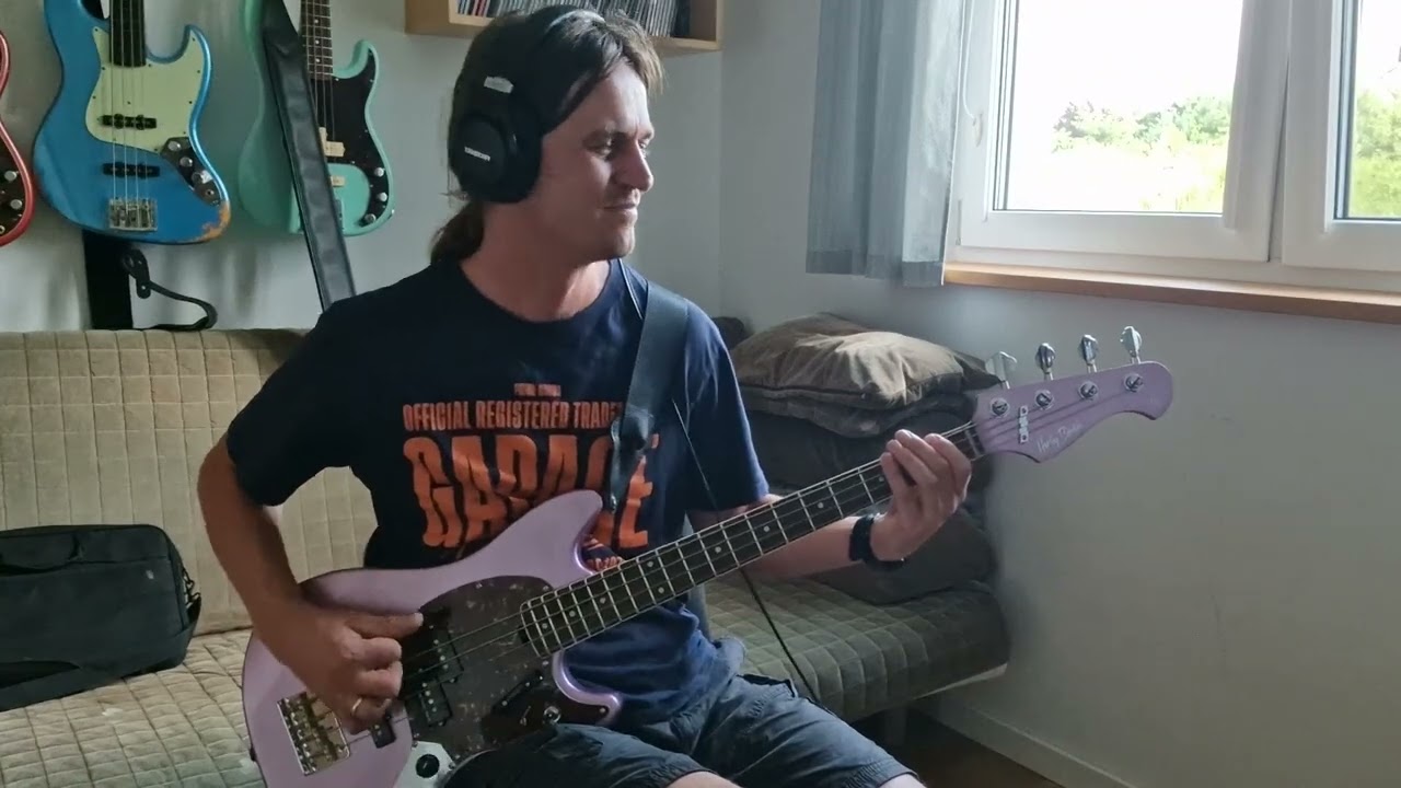 Foo Fighters - Pretender (bass cover), Harley Benton MV-4MSB