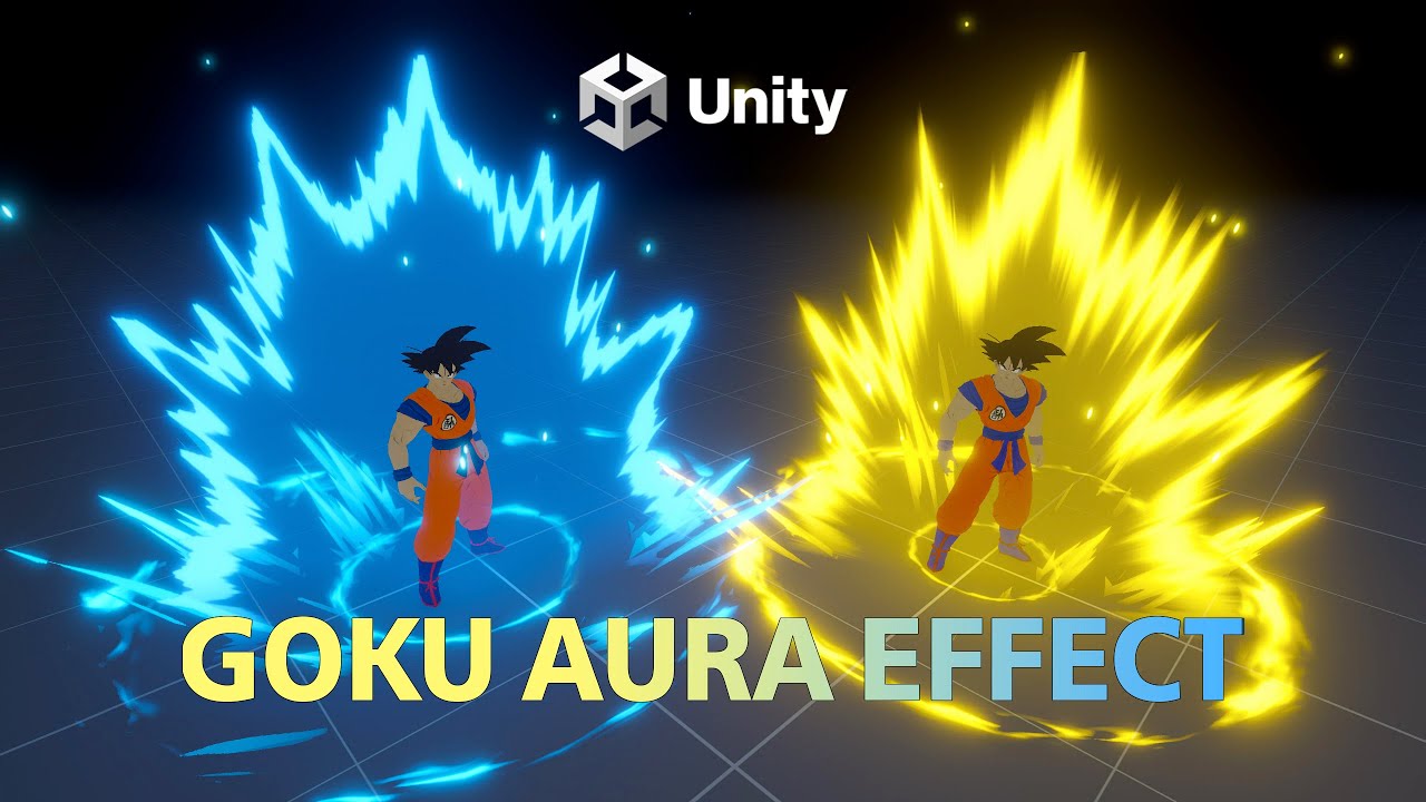 Unity VFX Tutorial - Goku aura effect