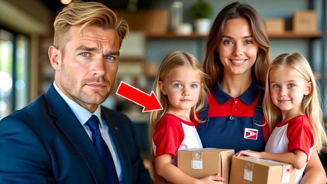 Millionaire CEO came to collect a package and saw his ex with girls who looked just like him