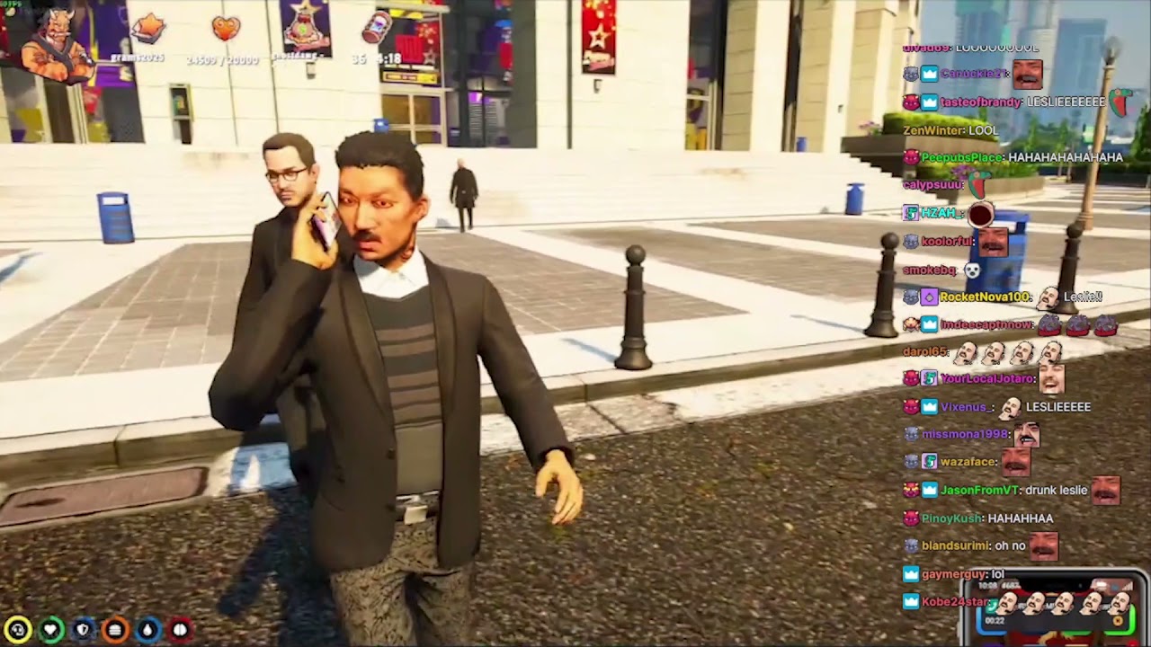 A drunk Leslie calls Lang to meet up | GTA V RP NoPixel 3.0