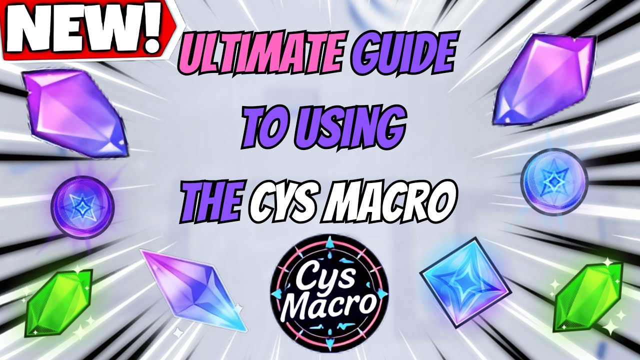 *ULTIMATE GUIDE*HOW TO PROPERLY USE CYS MACRO WITH EXPLANATIONS FOR EVERY FEATURE [ANIME LAST STAND]