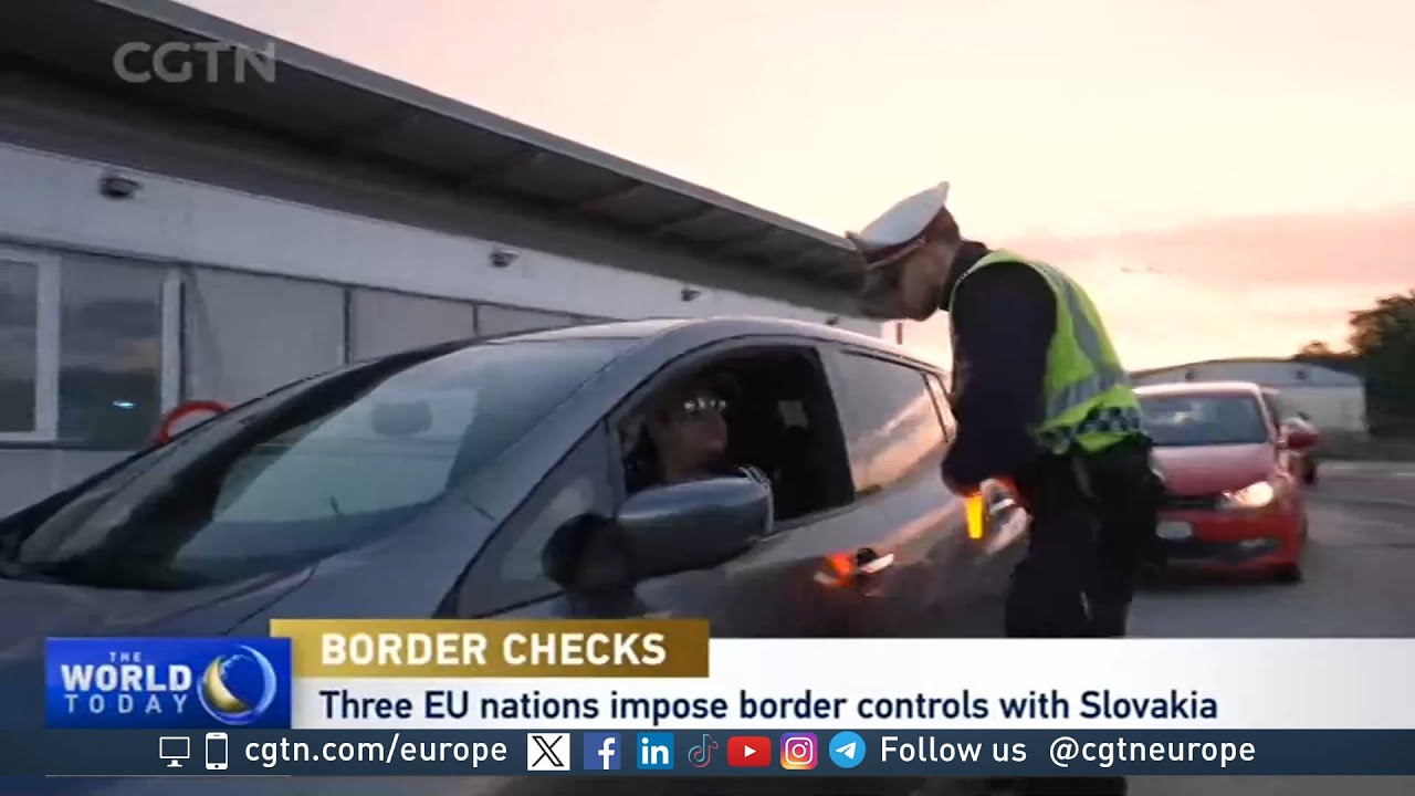 Three EU nations impose border controls with Slovakia