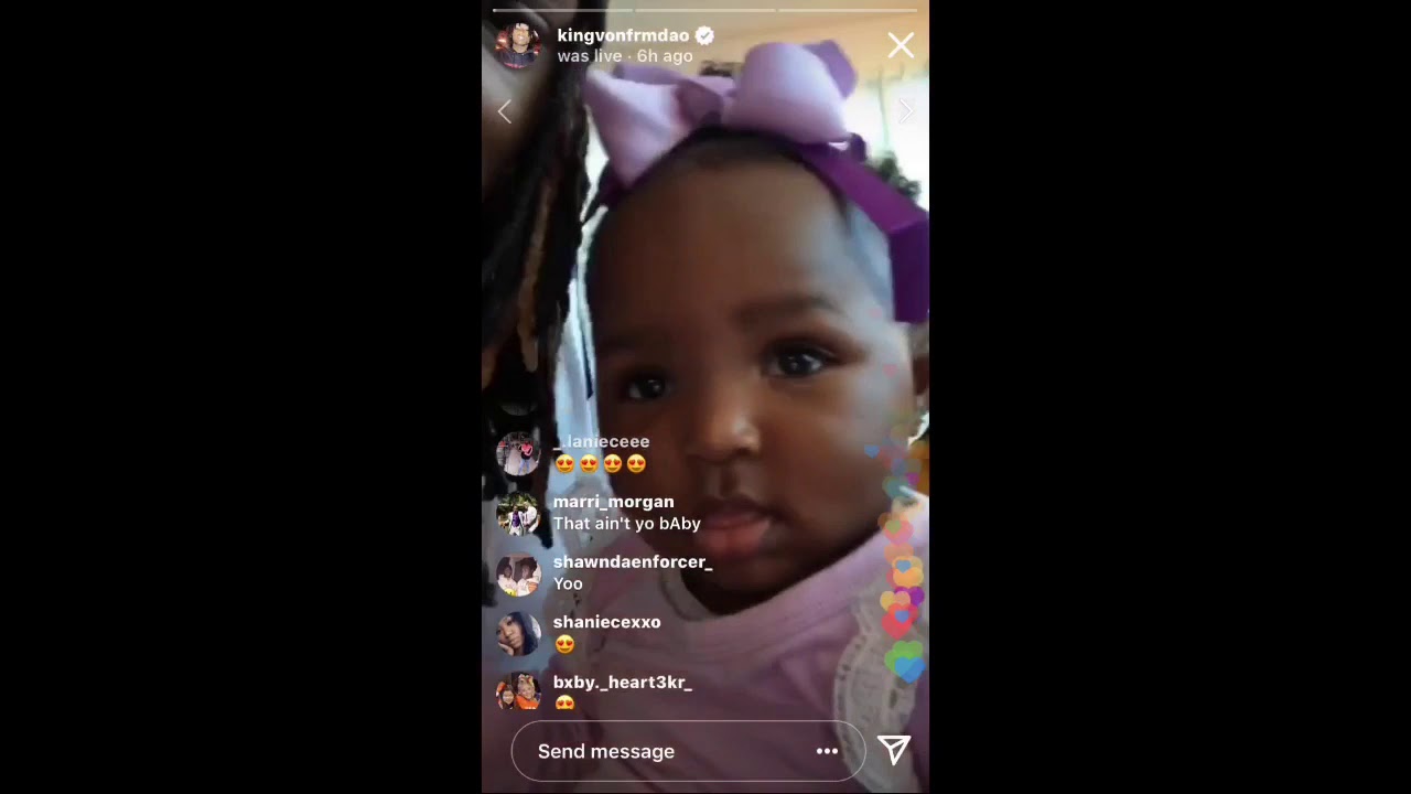 king von with his kids and family (PT.1)