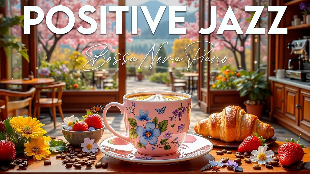 Positive April Jazz ~ Spring Morning Jazz Cafe & Delicate Bossa Nova Piano for Good Mood, Chill