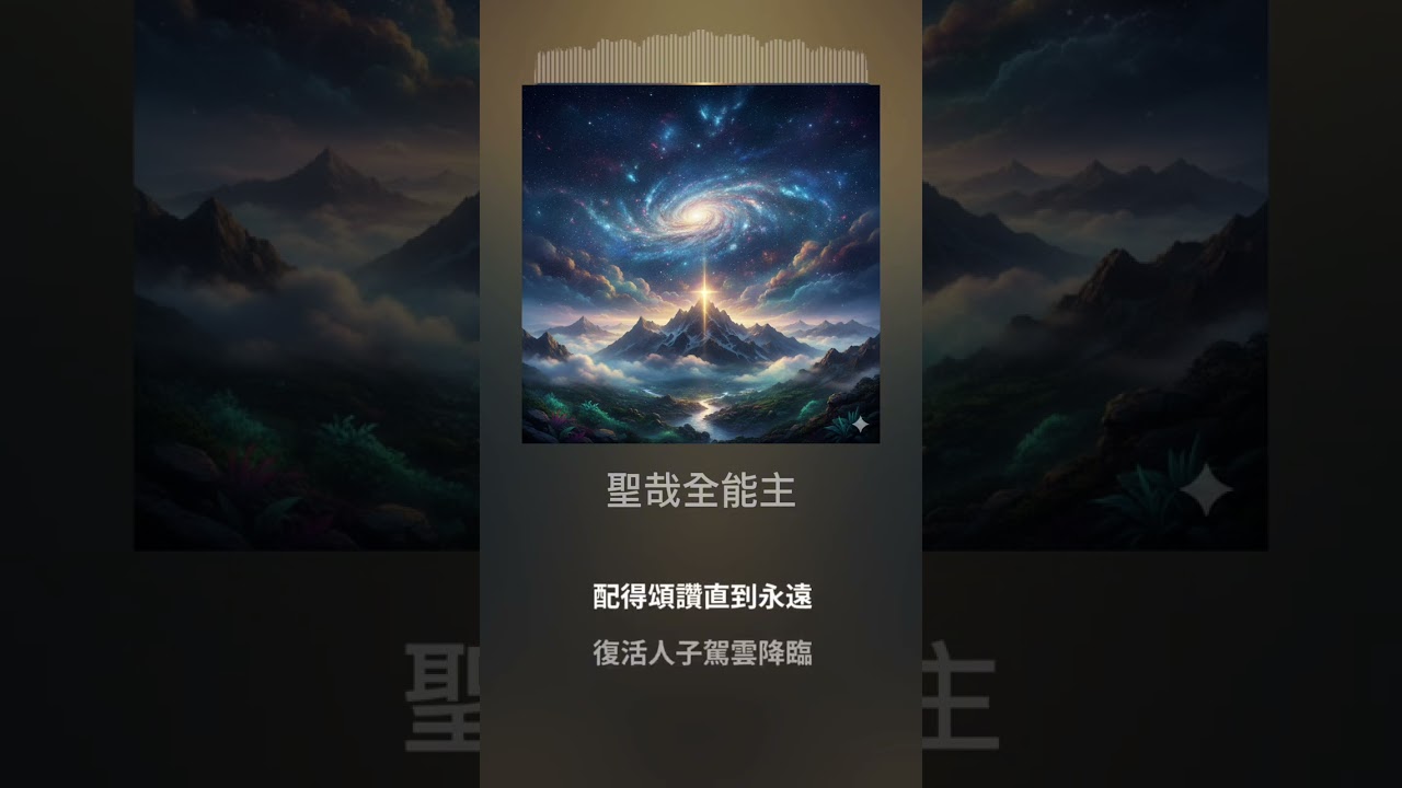 聖哉全能主  #詩歌 