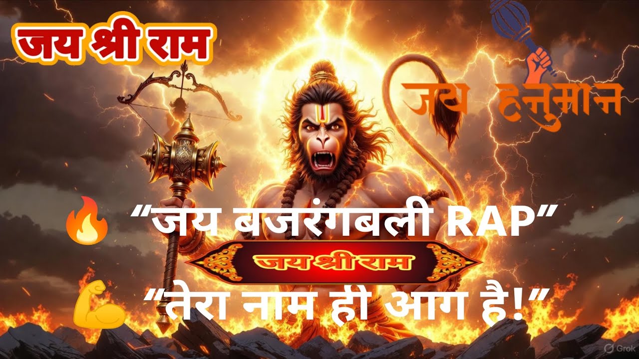 “BAJRANG RAP – शक्ति का तू नाम 💪🔥”(Hanuman Ji Bhakti Rap Song 2025)