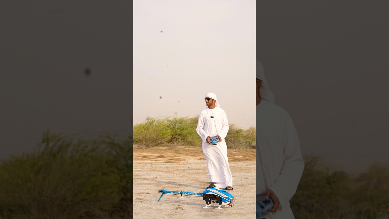 Takeoff with Rocket mode , Goosky RS6 helicopter and Tareq Alsaadi