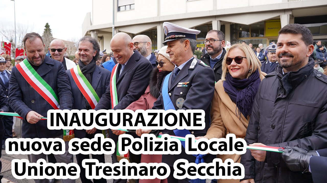 Inaugurazione nuova sede Polizia Locale Unione Tresinaro Secchia.