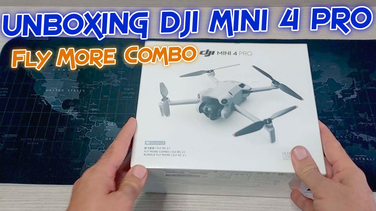 UNBOXING DJI MINI 4 PRO (Fly More Combo)