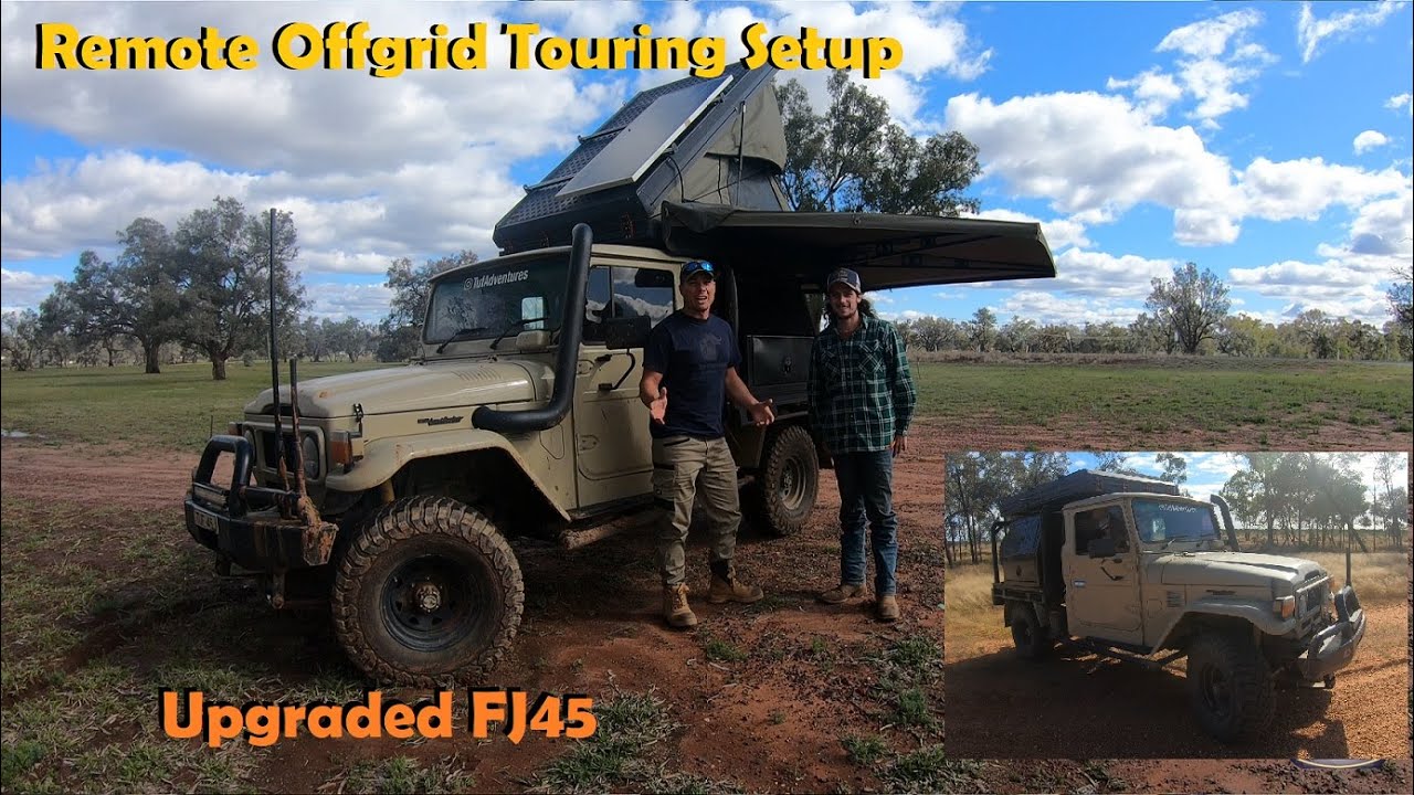 S2EP68 - FJ45 Epic touring truck- 2H turbo, quick and off grid and remote camping