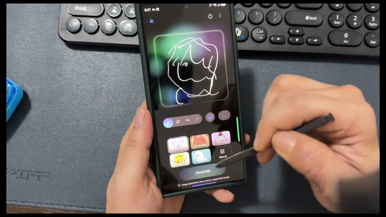 Потрясающий рисунок. Samsung Galaxy S24 Ultra, Spen Galaxy AI.