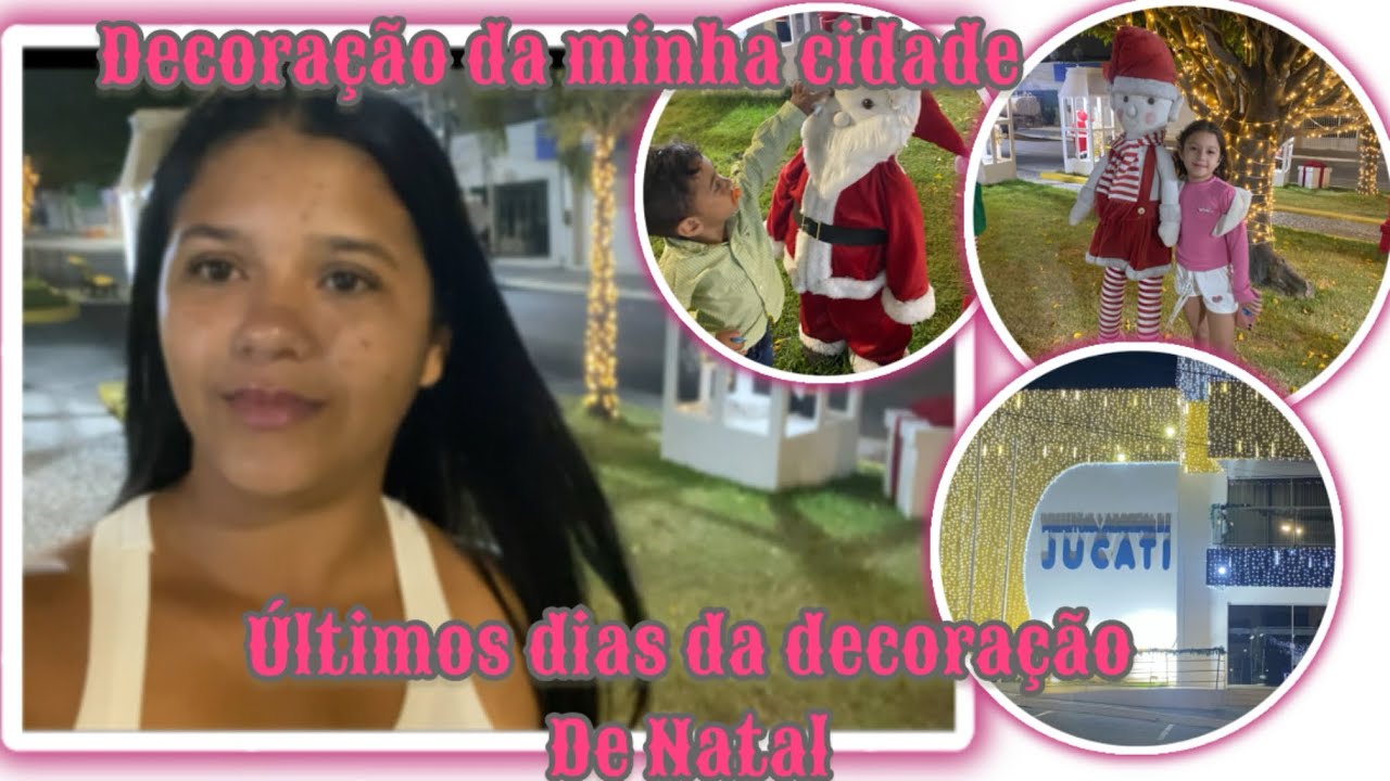Levando meus filhos pra aproveitar os últimos dias da decoração de Natal da cidade 