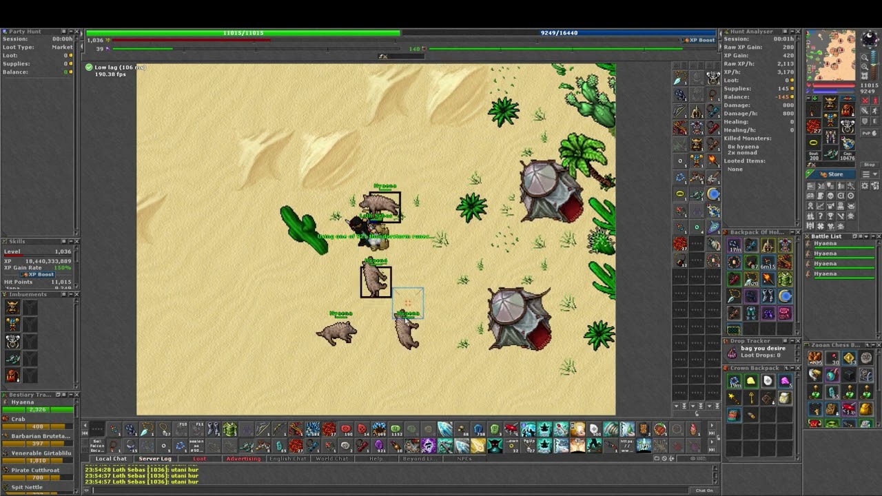 Tibia draptor bestiary hunter - Hyaena