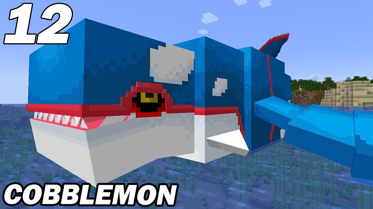 Kyogre, le plus puissant des Pokemon Eau ! Minecraft Cobblemon 12