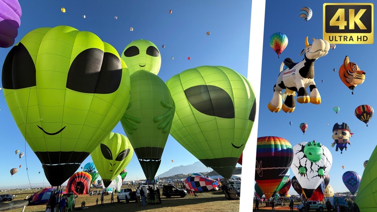 MJ Ballooning | Day 4 Mass Ascension | Albuquerque International Balloon Fiesta 2025 (4K UHD)