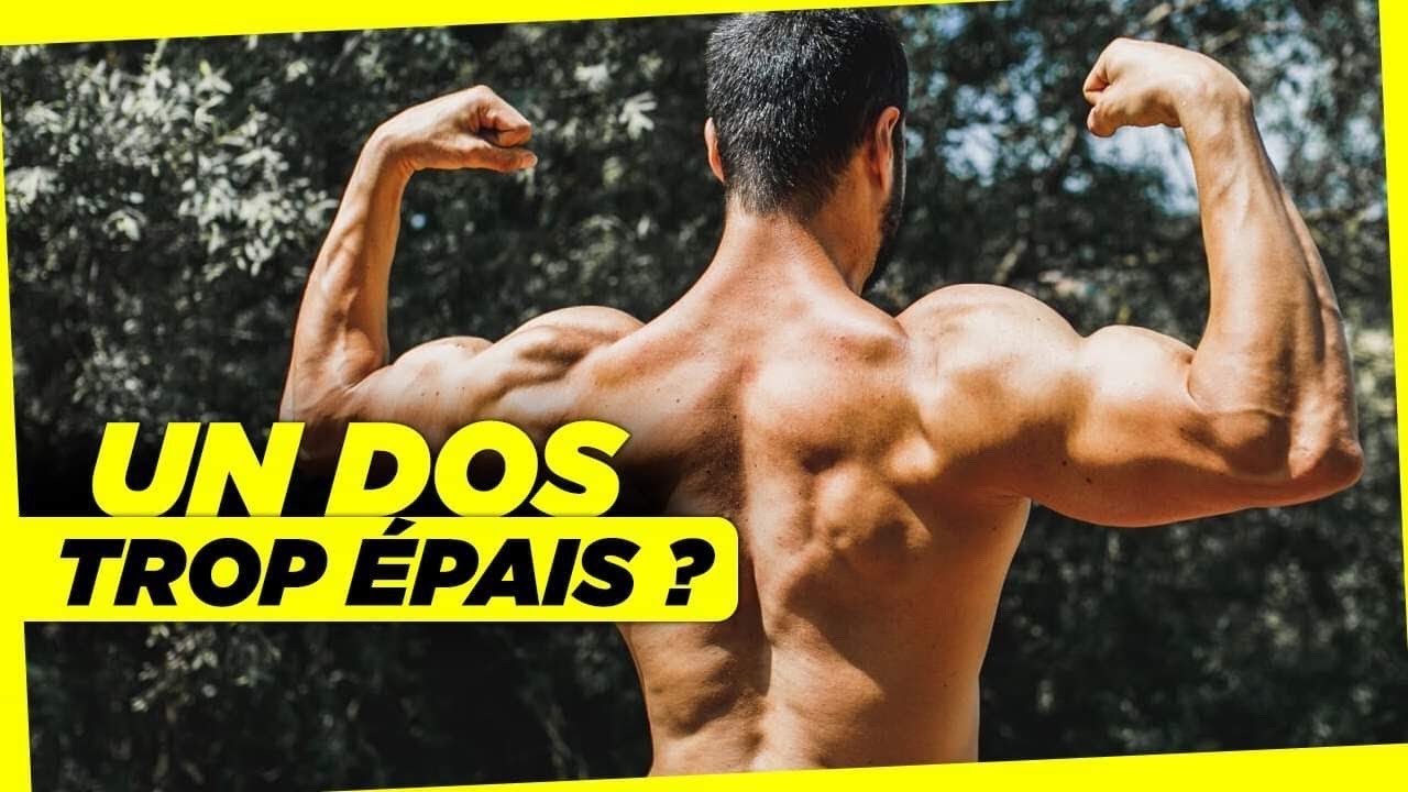 UN DOS ÉPAIS EN MUSCULATION