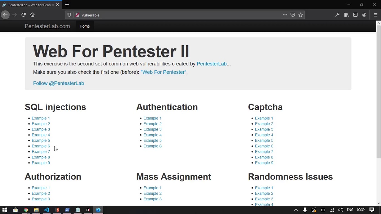 Web for Pentester II - SQL Injection