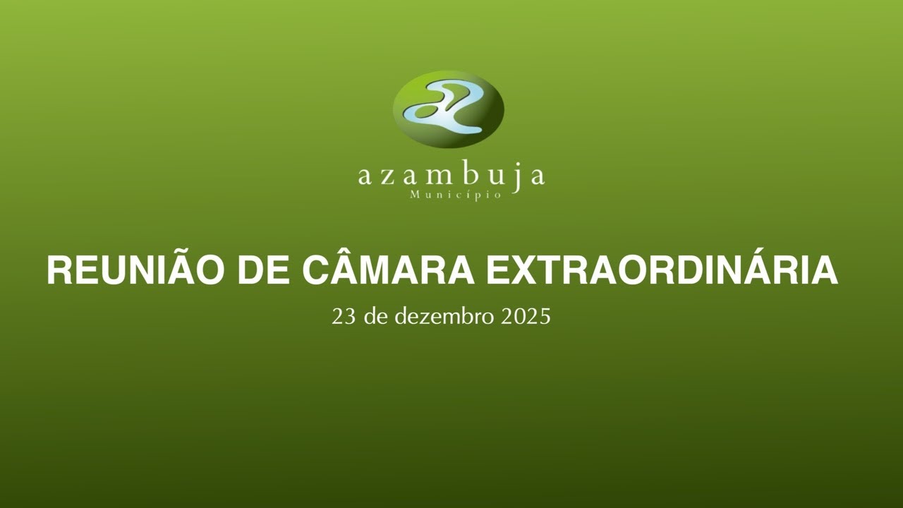 REUNIÃO DE CÂMARA EXTRAORDINÁRIA | 23.12.2025