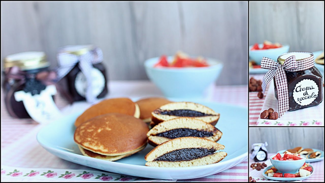 Dorayaki di Doraemon! Ricetta dei pancake giapponesi con crema di nocciole